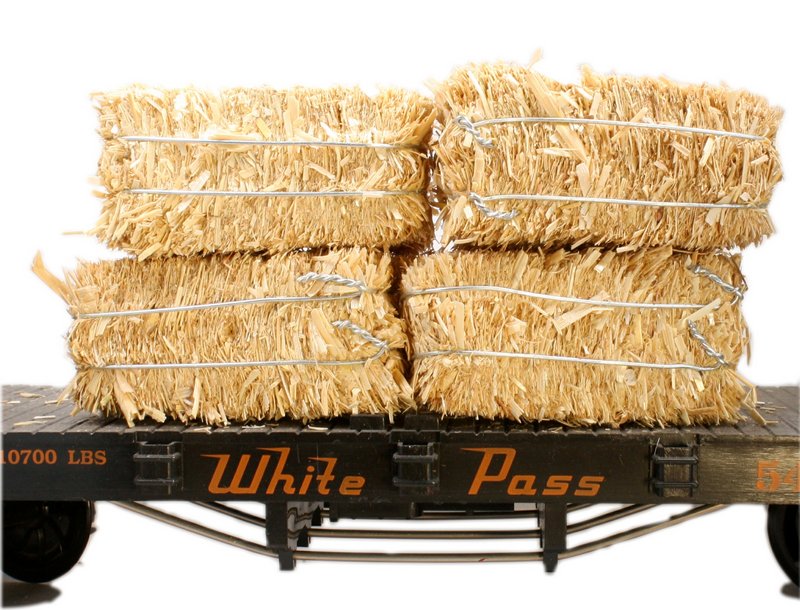 Hay Bales - G Scale - Real Hay - 2" Long - 101-0802