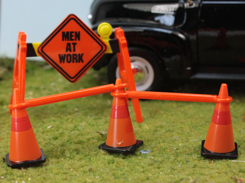 Roadwork - Signs and Cones - 106-16058