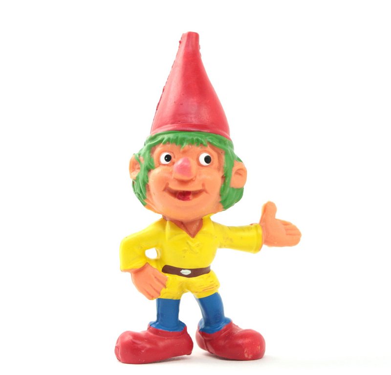 Gnome - 2.5" - Green Hair Elf - Colorful - 149-0369