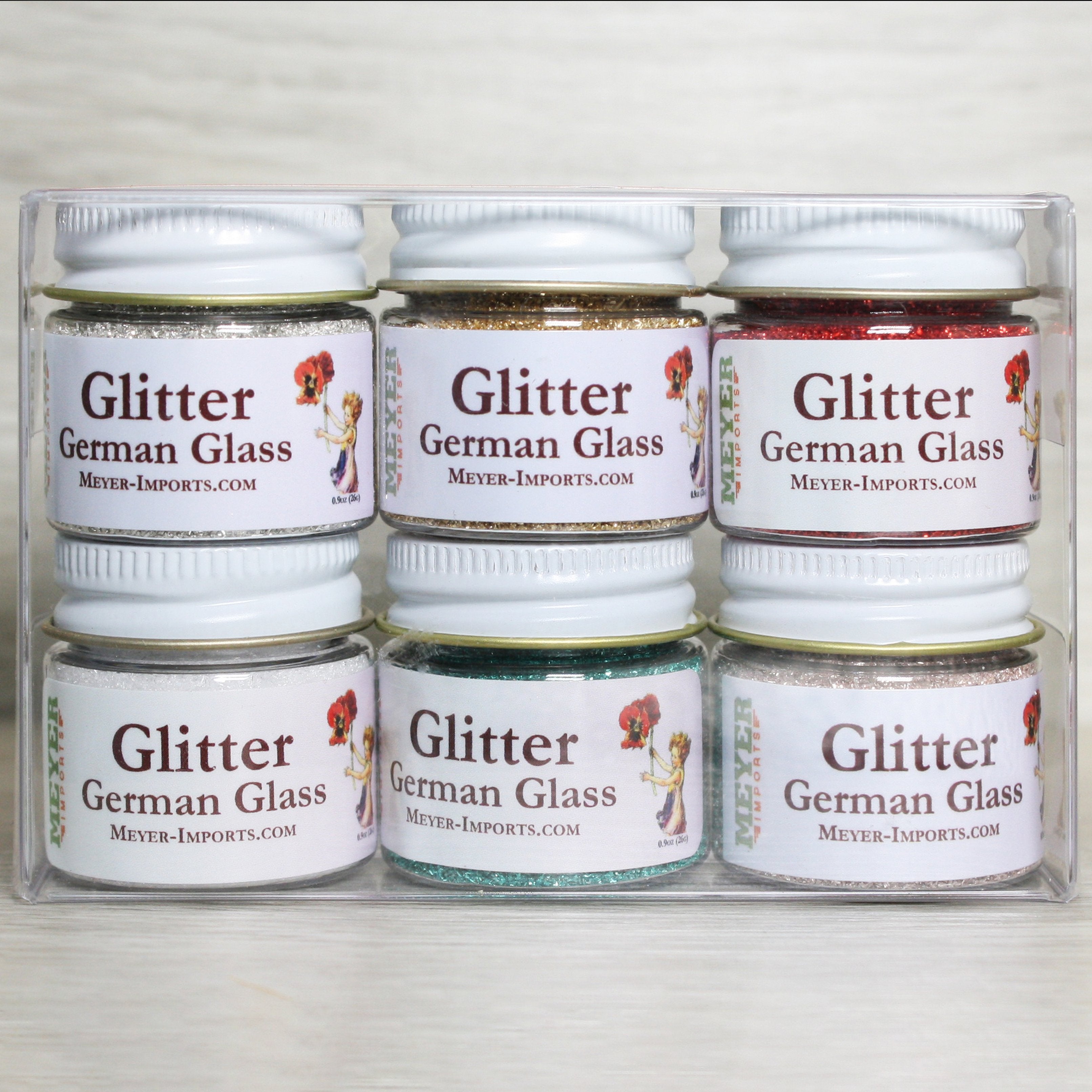 Christmas Glitter Set - 6 Jars - 90 Grit - 311-0905