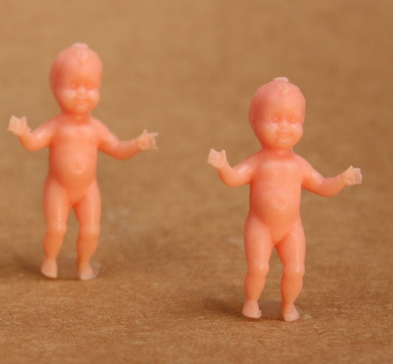 Baby Standing - 3/4" - Set of 8 - Dollhouse Minis - 201-145-2