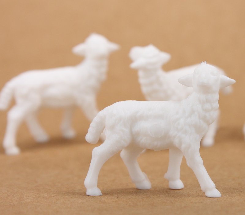 Sheep - Lambs Medium - Set of 8 - Dollhouse Minis - 201-150-3