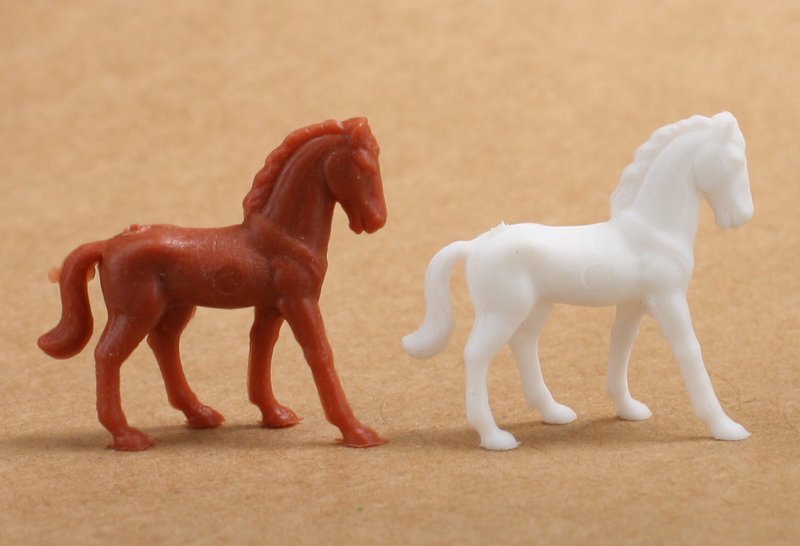 Horses - Mixed Color Set of 8 - Dollhouse Minis - 201-152-2