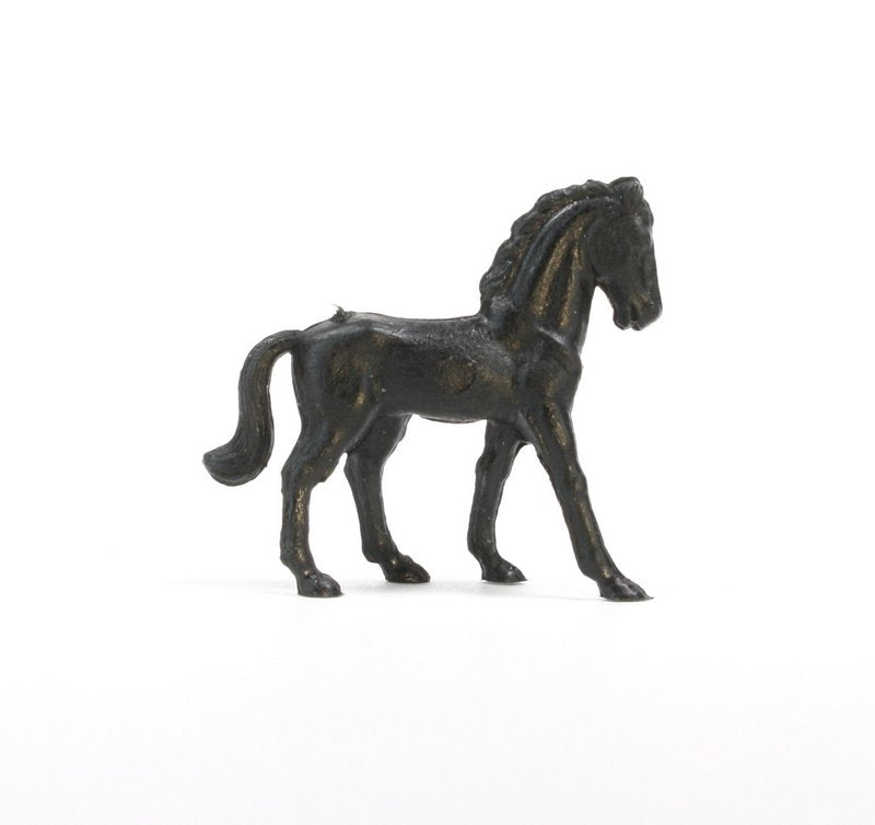 Horses - Black - Set of 8 - Dollhouse Minis - 201-152-3-BK