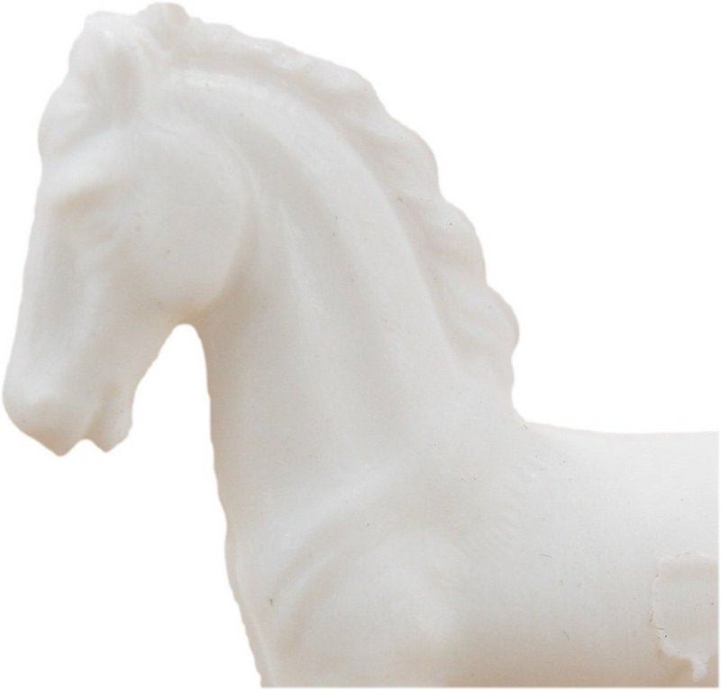 Horses - White- Set of 8 - Dollhouse Minis - 201-152-3 WH