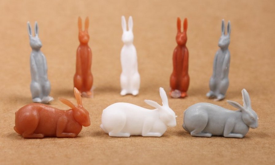 Rabbit - Bunny - Tiny - Set of 12 - 201-168-2