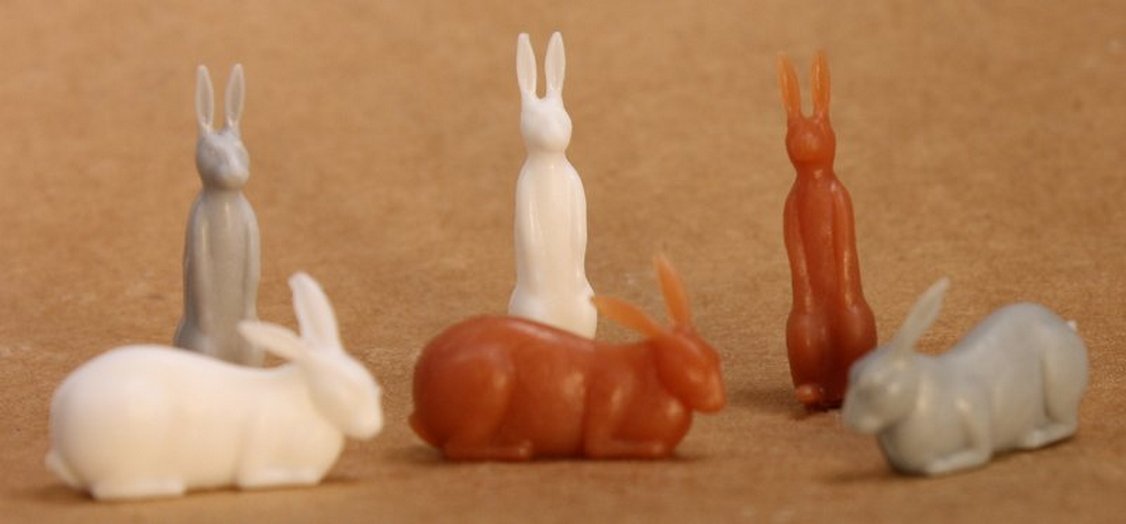 Rabbit - Bunny - Tiny - Set of 12 - 201-168-2