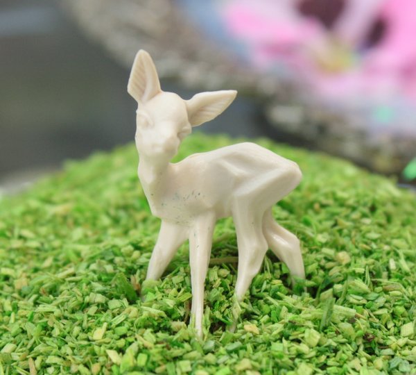 Deer - Unpainted - Winter White - Set of 6 - 203-3-1228