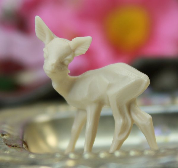 Deer - Unpainted - Winter White - Set of 6 - 203-3-1228