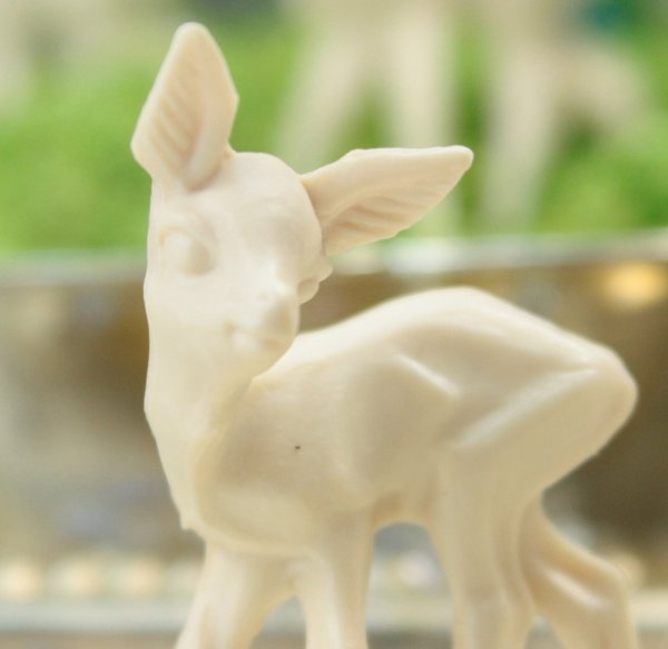 Deer - Unpainted - Winter White - Set of 6 - 203-3-1228