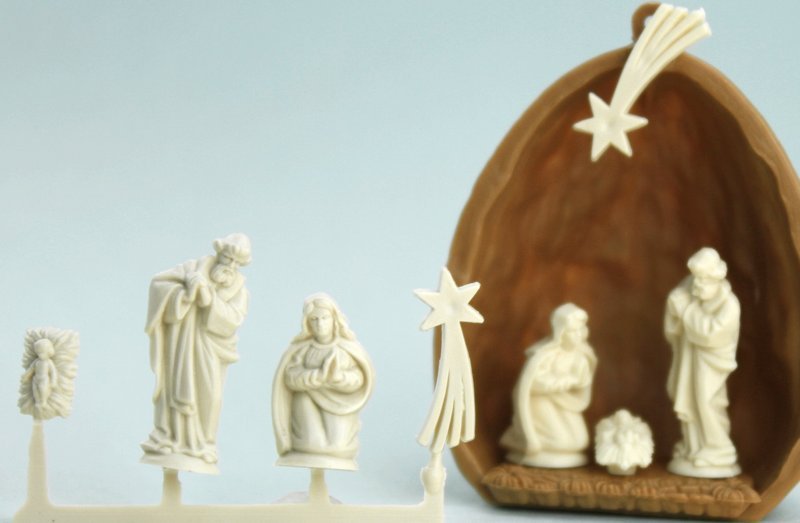 Nativity Scene - Small  - Set of 4 Mini Figures  203-3-135s