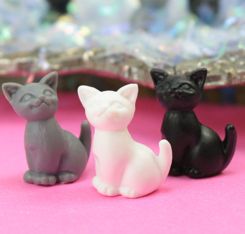 Assorted Happy Cats - 3 Colors - Set of 6 - 203-3-212-MIX