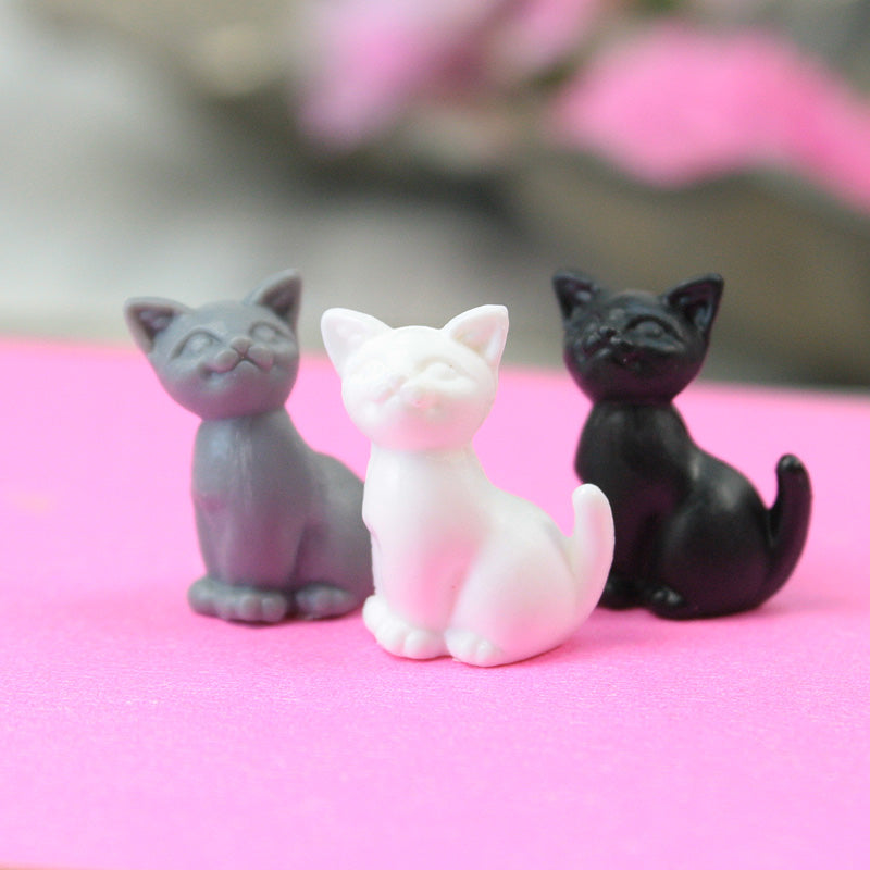 Assorted Happy Cats - 3 Colors - Set of 6 - 203-3-212-MIX