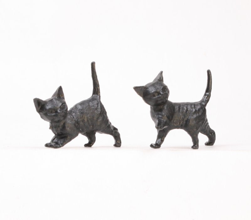 Cats - Running Kittens - Black - Set of 6 - 203-3-50B