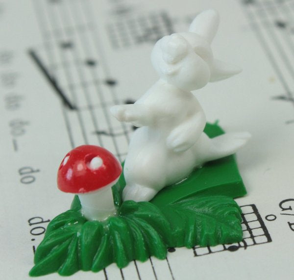 Rabbit and Mushroom Patch - Set of 4 - #203-3-7101