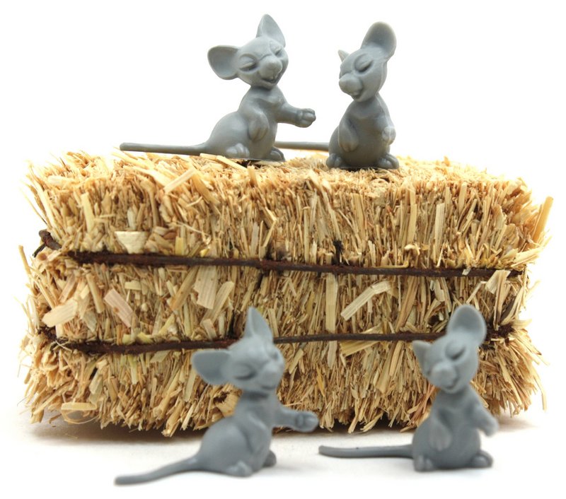 Gray Mouse - Medium - Set of 8 - 203-9-129