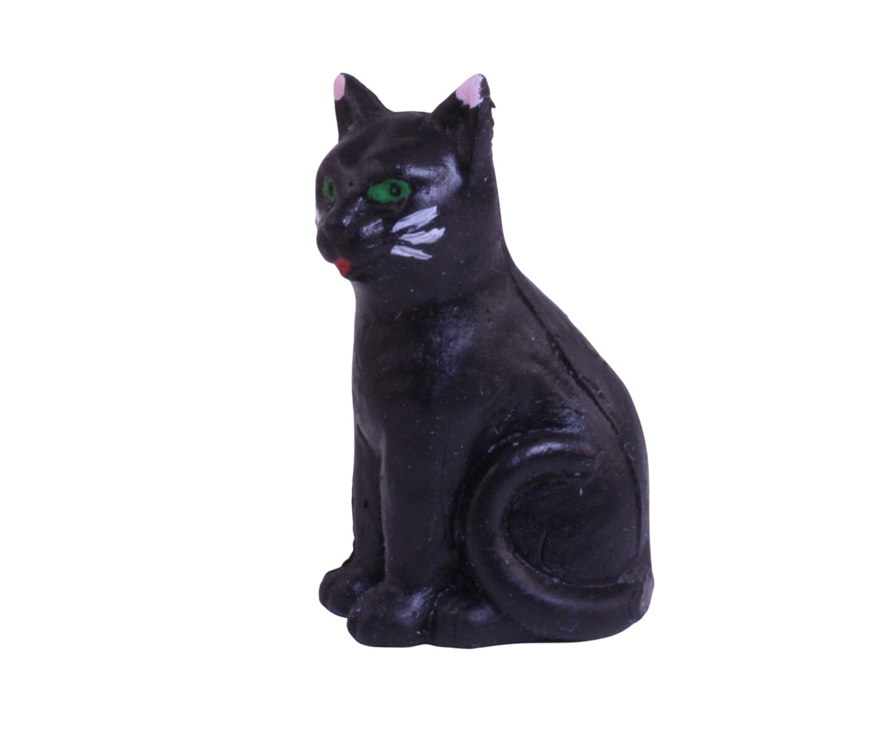 Cat - Black Sitting Cat - 1.5" - German - Set of 1 - 204-8806