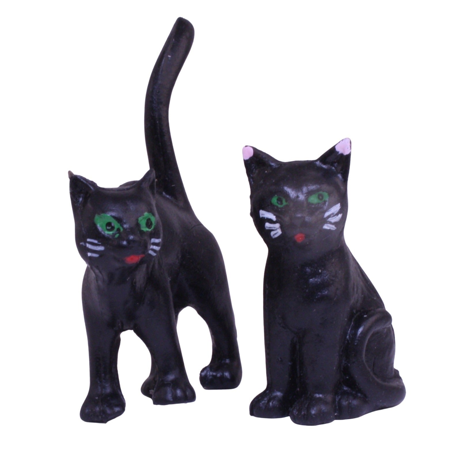 Cat - Black Sitting Cat - 1.5" - German - Set of 1 - 204-8806