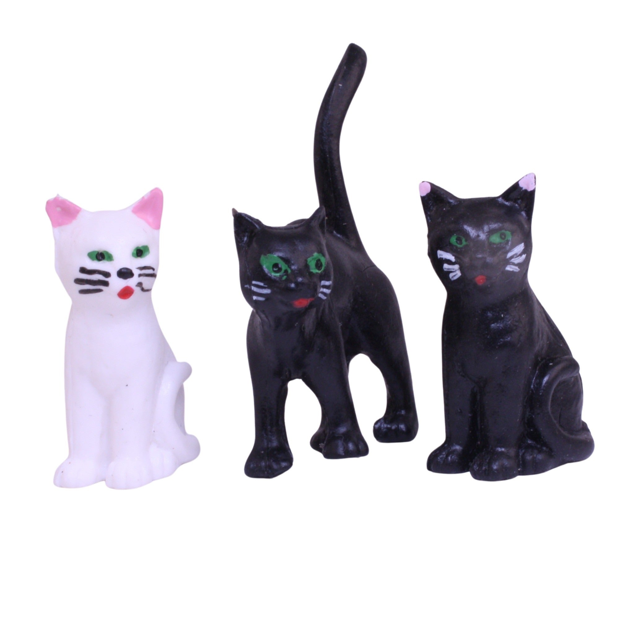 Cat - Black Sitting Cat - 1.5" - German - Set of 1 - 204-8806