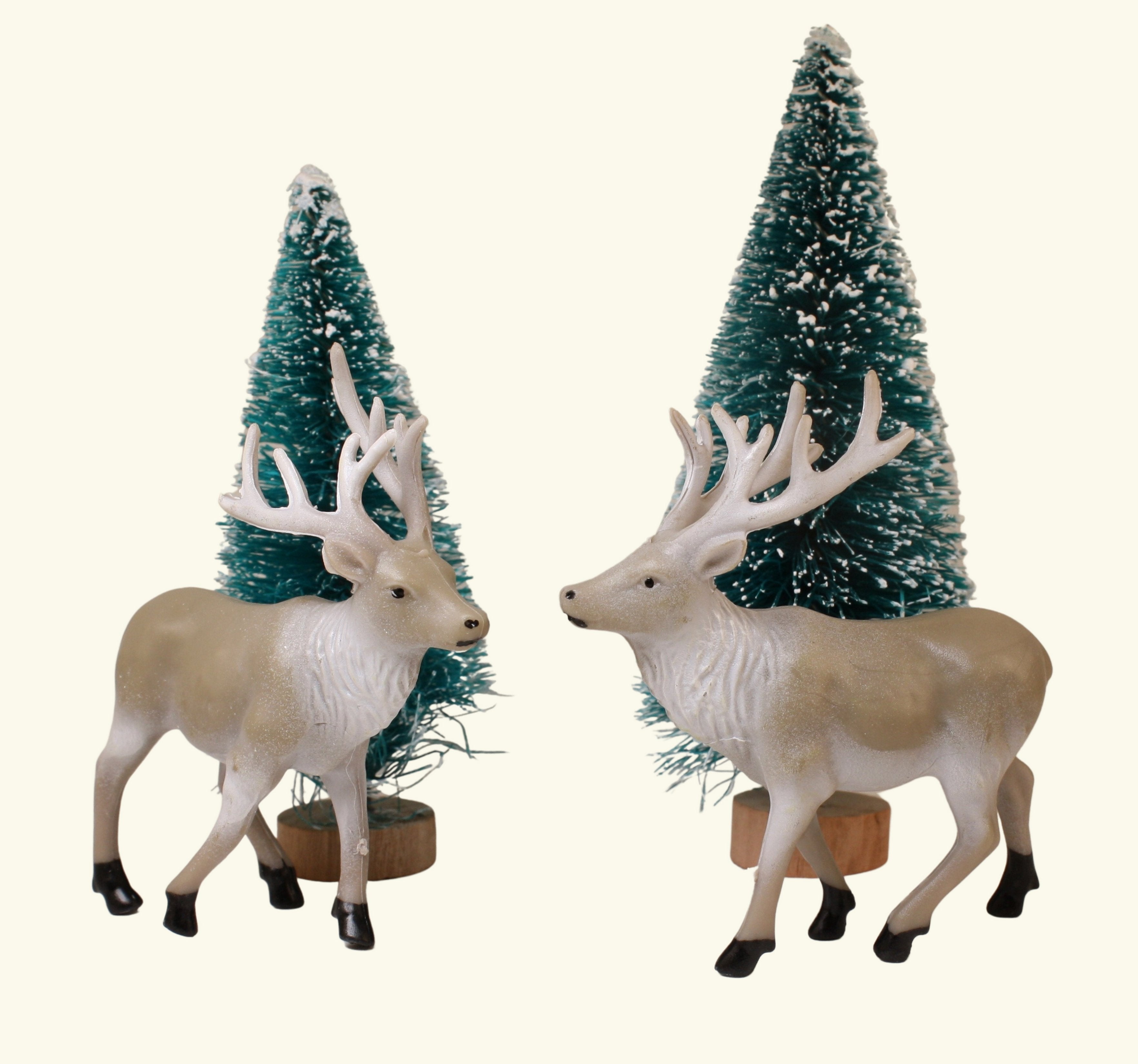 Deer - 2.5" Tall - Set of 2 - Light Tan - 204-8813