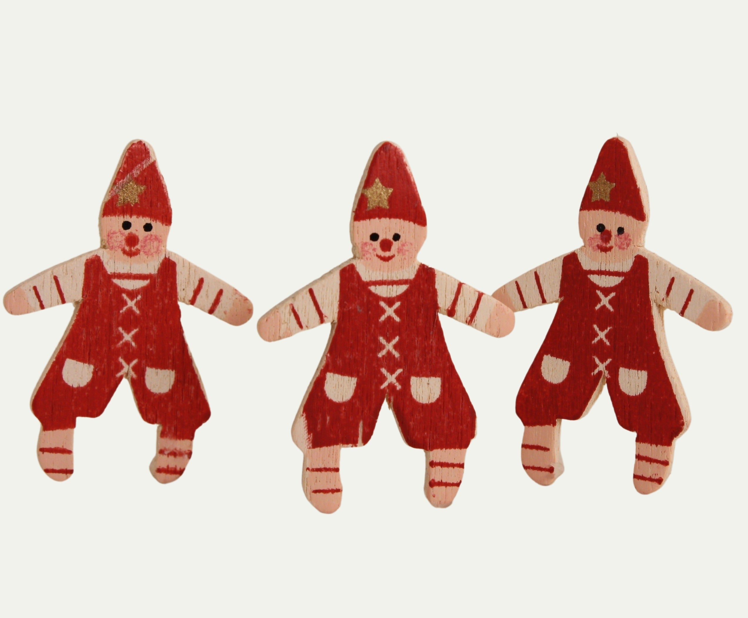 Elf - Retro Christmas Santa Cutout  - 1.35" - 8pcs - 204-8829