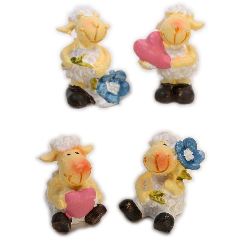 Sheep - Lambs - 1" Tall - Set of 4  - 205-5292