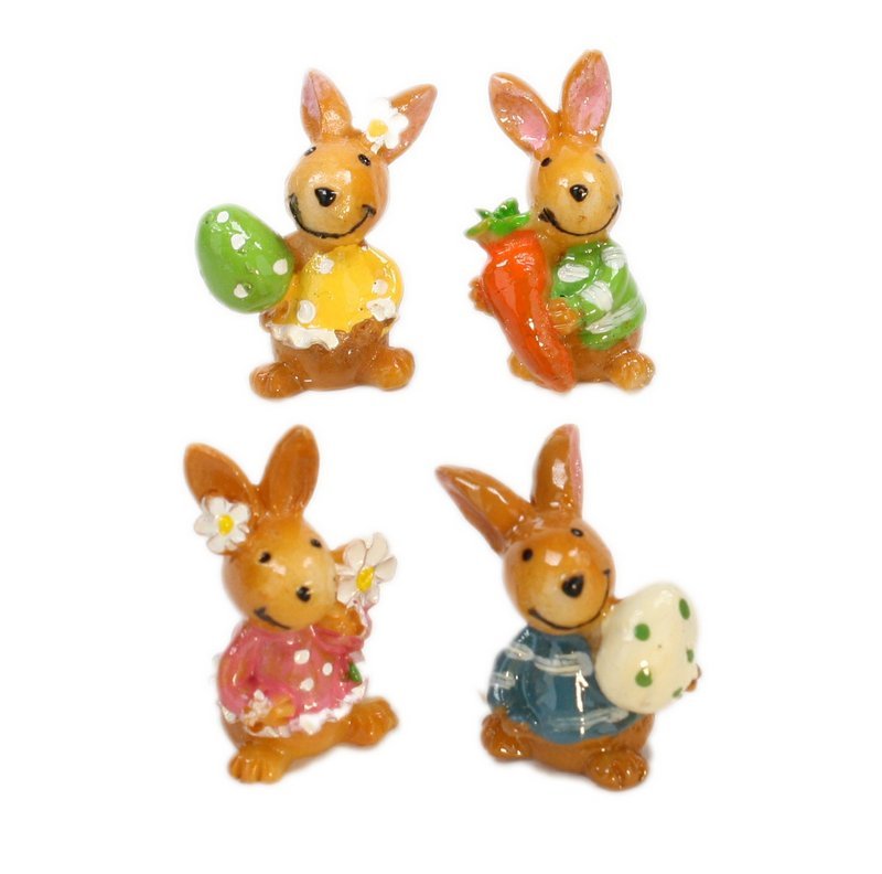 Bunny - Easter Rabbits - Spring - Set of 4 - 205-5339