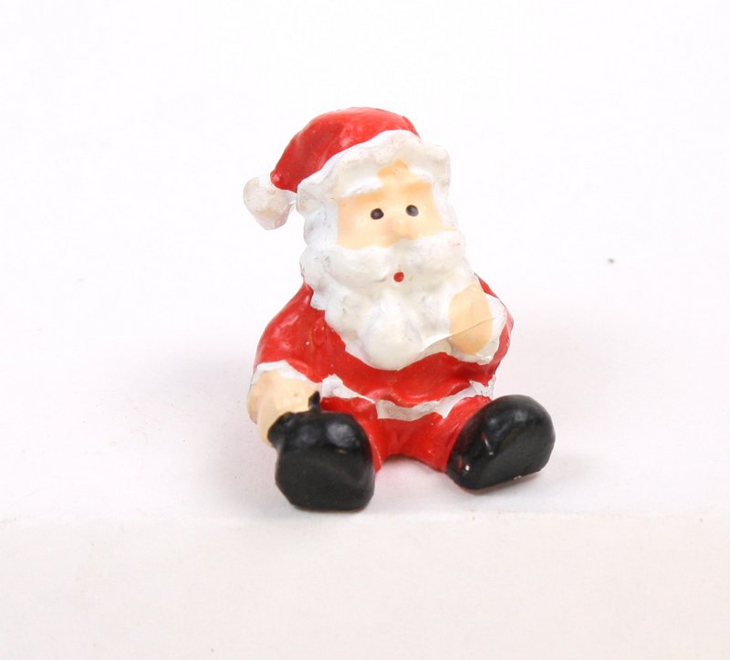 Santa - 1" Dancing- Set of 4 - Dollhouse Minis - 204-8781