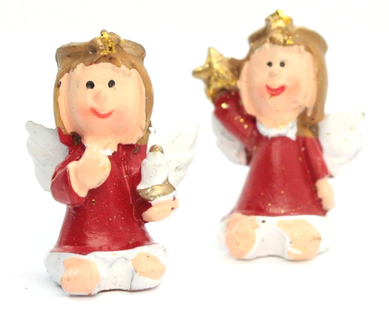 Angels - Little Red - Too Cute! - Set of 4 - 205-6304