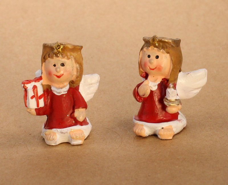 Angels - Lil Red - Set of 4 - Dollhouse Minis - 205-6304