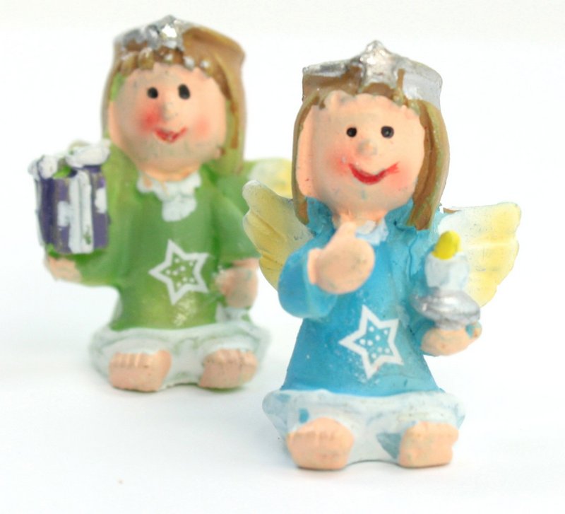 Angels - Little Cute Colorful - Set of 4 - 205-6478