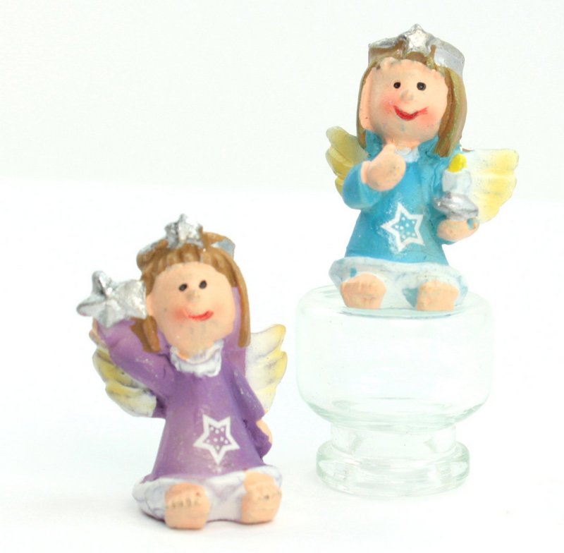 Angels - Little Cute Colorful - Set of 4 - 205-6478