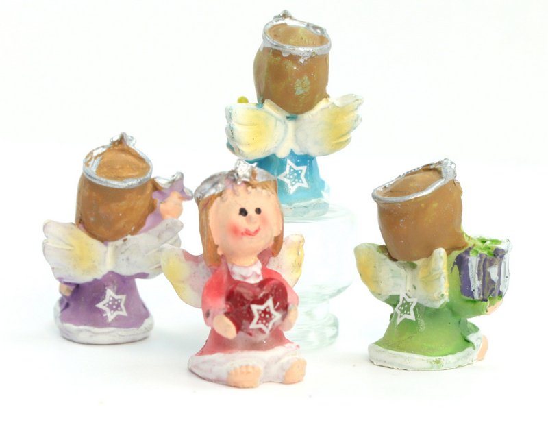 Angels - Little Cute Colorful - Set of 4 - 205-6478