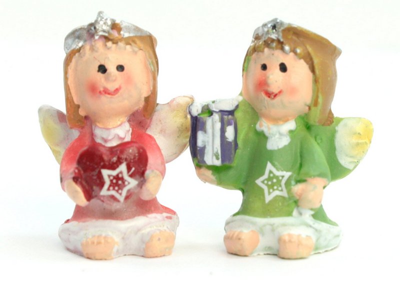 Angels - Little Cute Colorful - Set of 4 - 205-6478