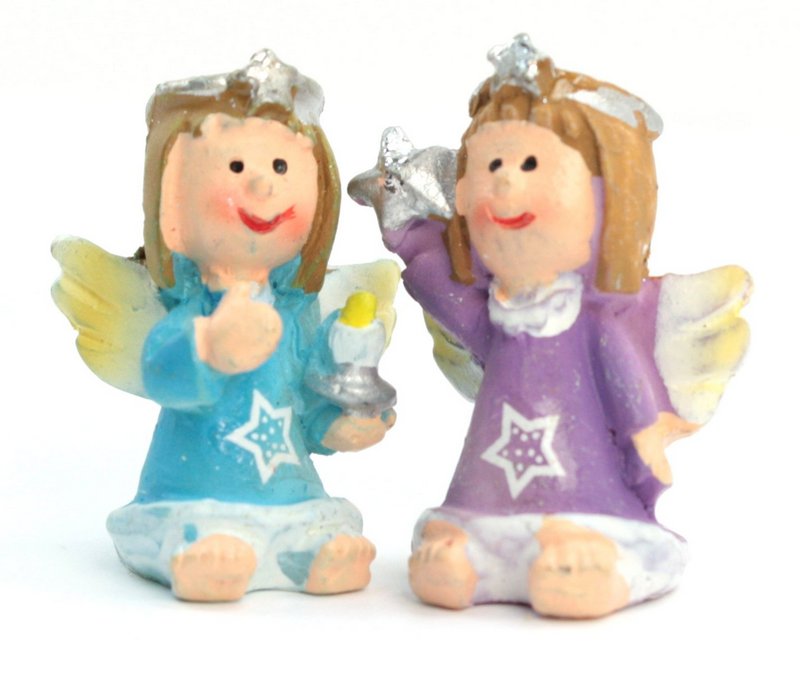 Angels - Little Cute Colorful - Set of 4 - 205-6478