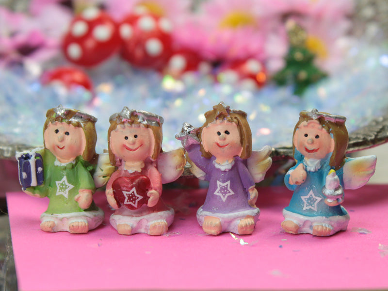 Angels - Little Cute Colorful - Set of 4 - 205-6478