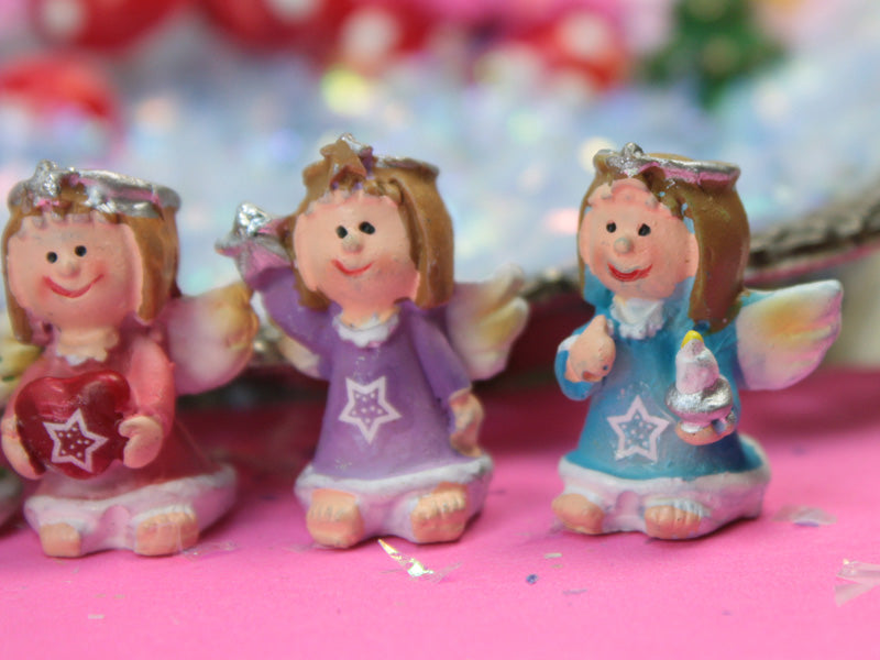 Angels - Little Cute Colorful - Set of 4 - 205-6478