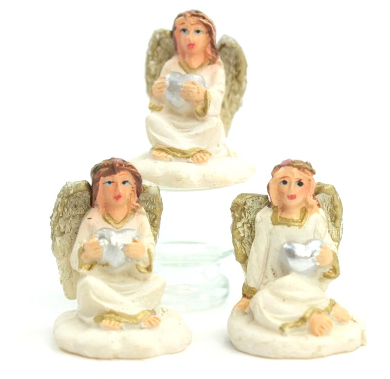 Angels - Silver Heart- Set of 3 - 205-83829A