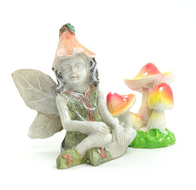 Fairy - Sitting Flower Girl -  2" Tall - 207-0101