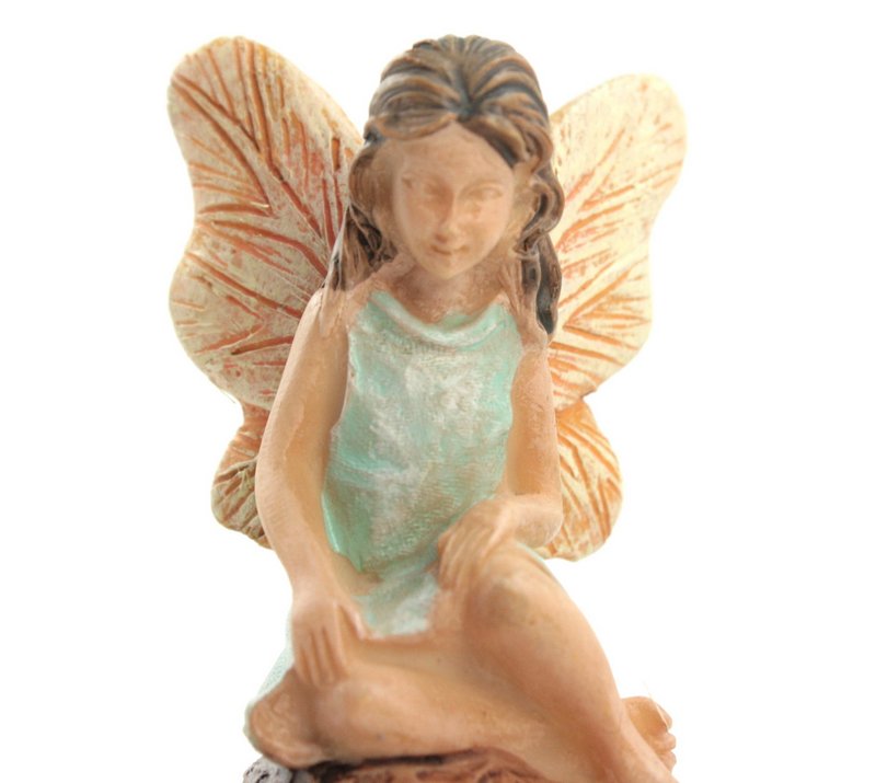 Fairy - Sitting on a Rock -  2 3/4" Tall - 207-1023