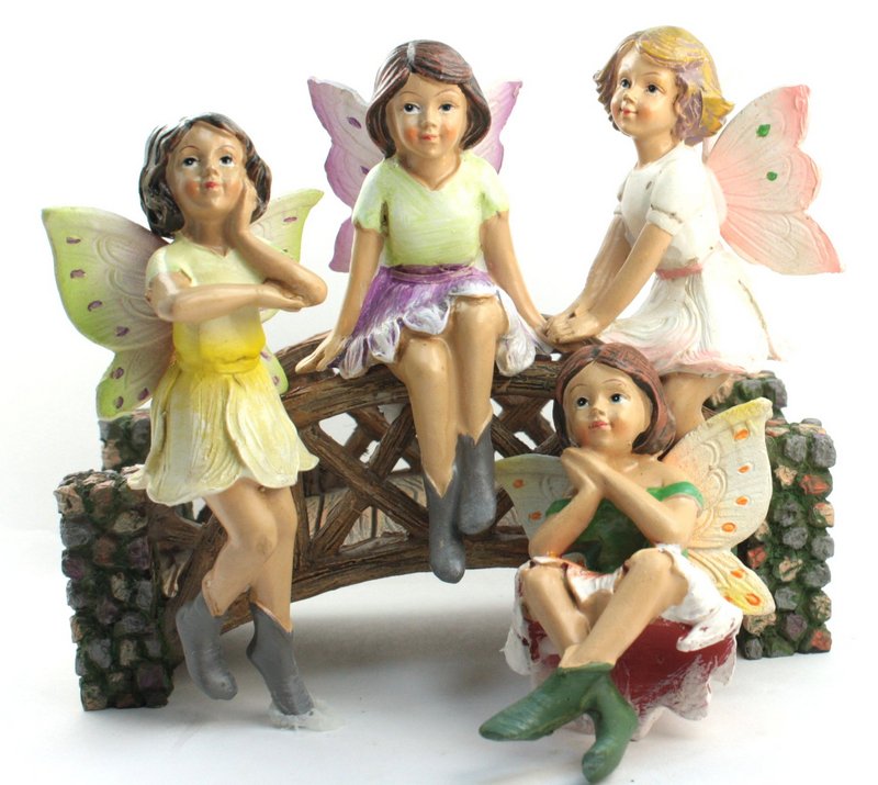 Fairy - "Standing"  Pot Hugger - Sitting -  4" Tall - 207-54481