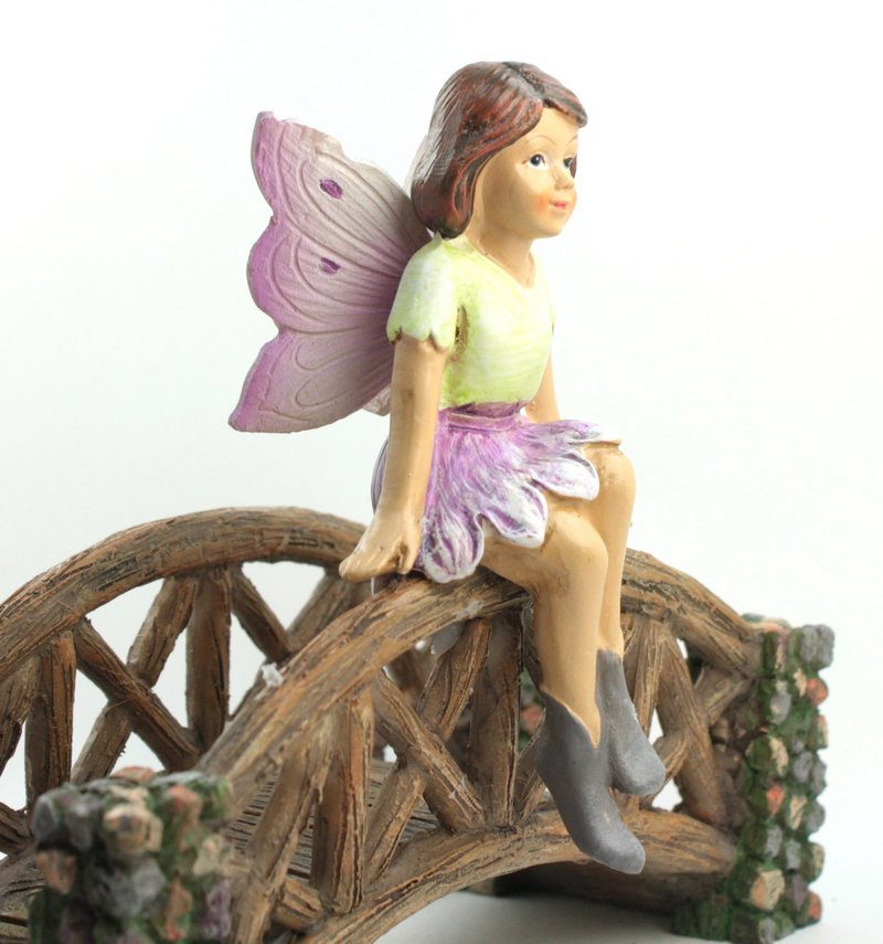 Fairy - Yellow Pot Hugger - Sitting -  3" Tall - 207-54482