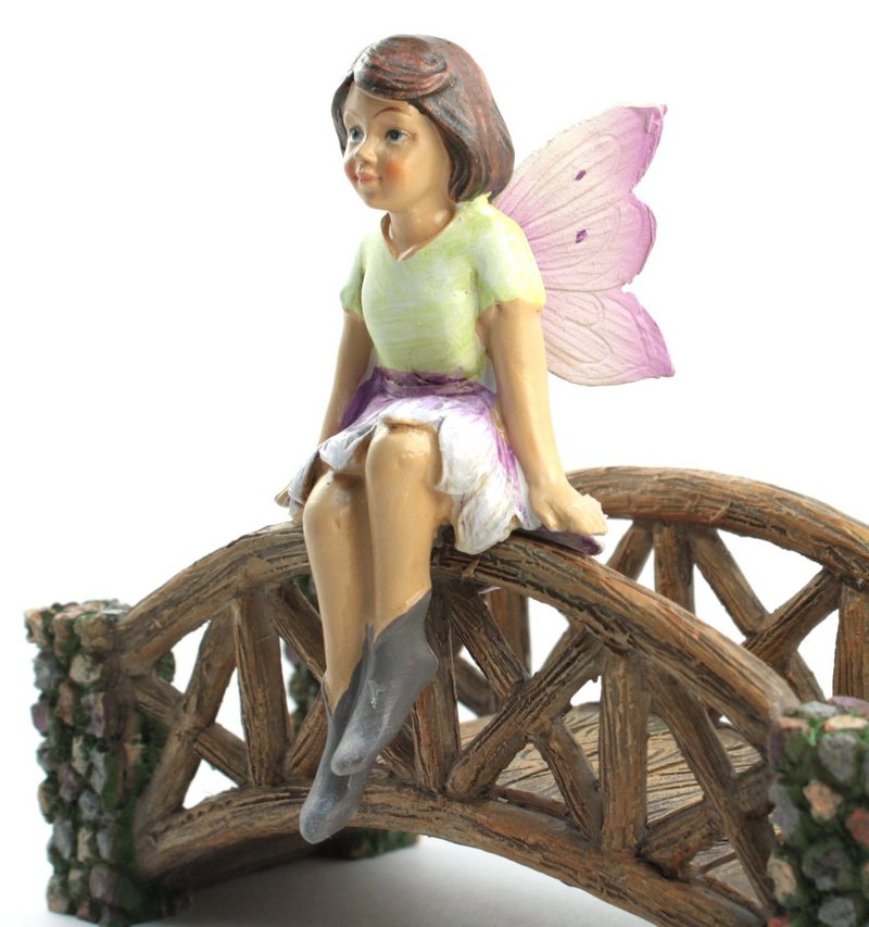 Fairy - Yellow Pot Hugger - Sitting -  3" Tall - 207-54482