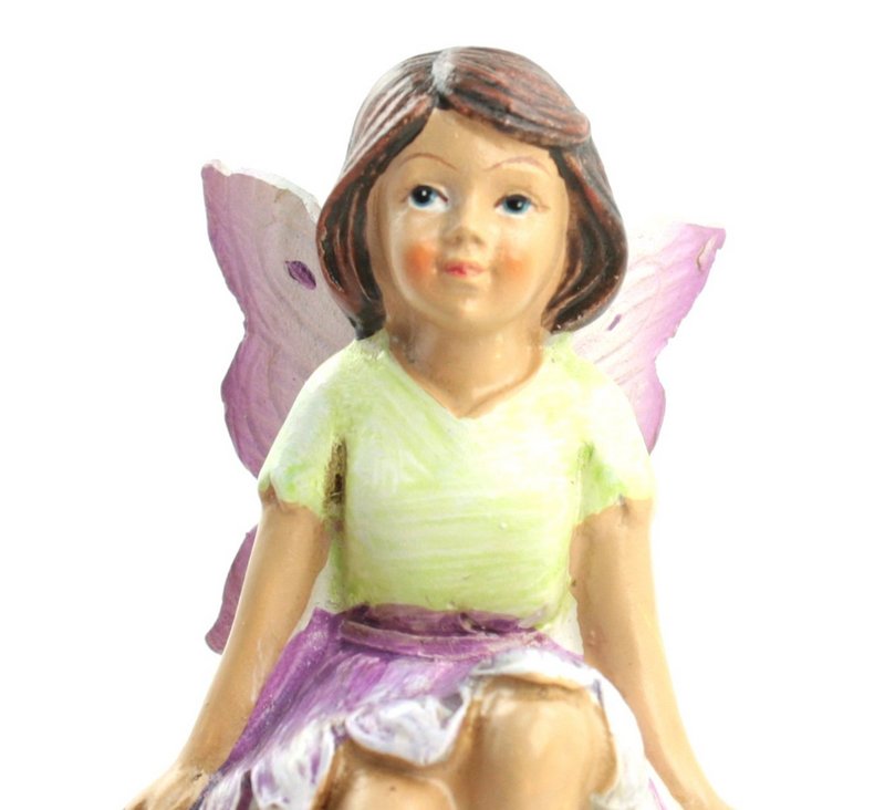 Fairy - Yellow Pot Hugger - Sitting -  3" Tall - 207-54482