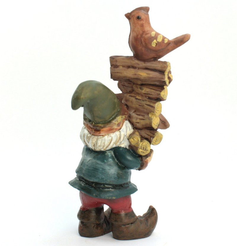 Forest Gnome Elf - Firewood Gathering - 2"  - 207-6087