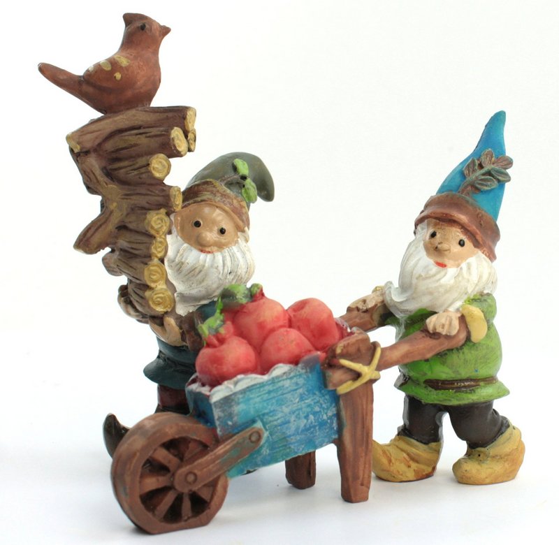 Forest Gnome Elf - Firewood Gathering - 2"  - 207-6087