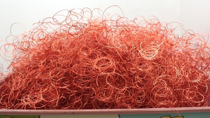 Orange- Curly German Lametta - 216-5386