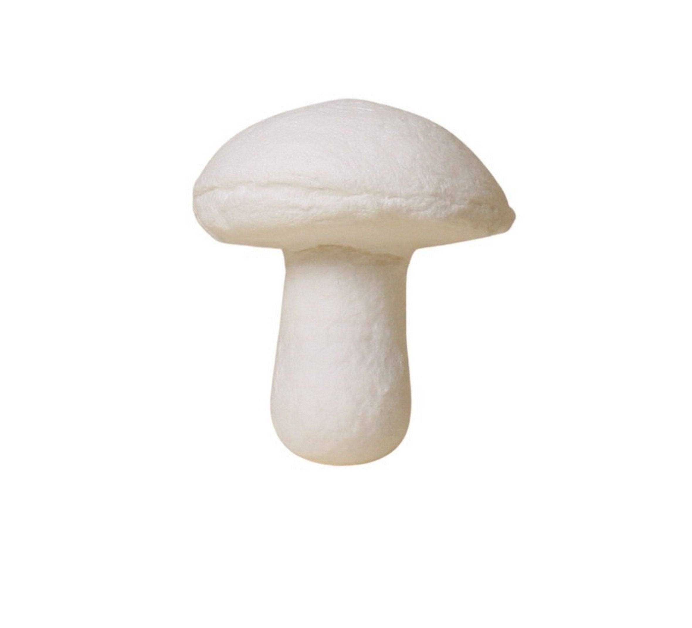 Mushrooms - Large - 1.5" White Spun Cotton - 10 Pcs - 218-0162