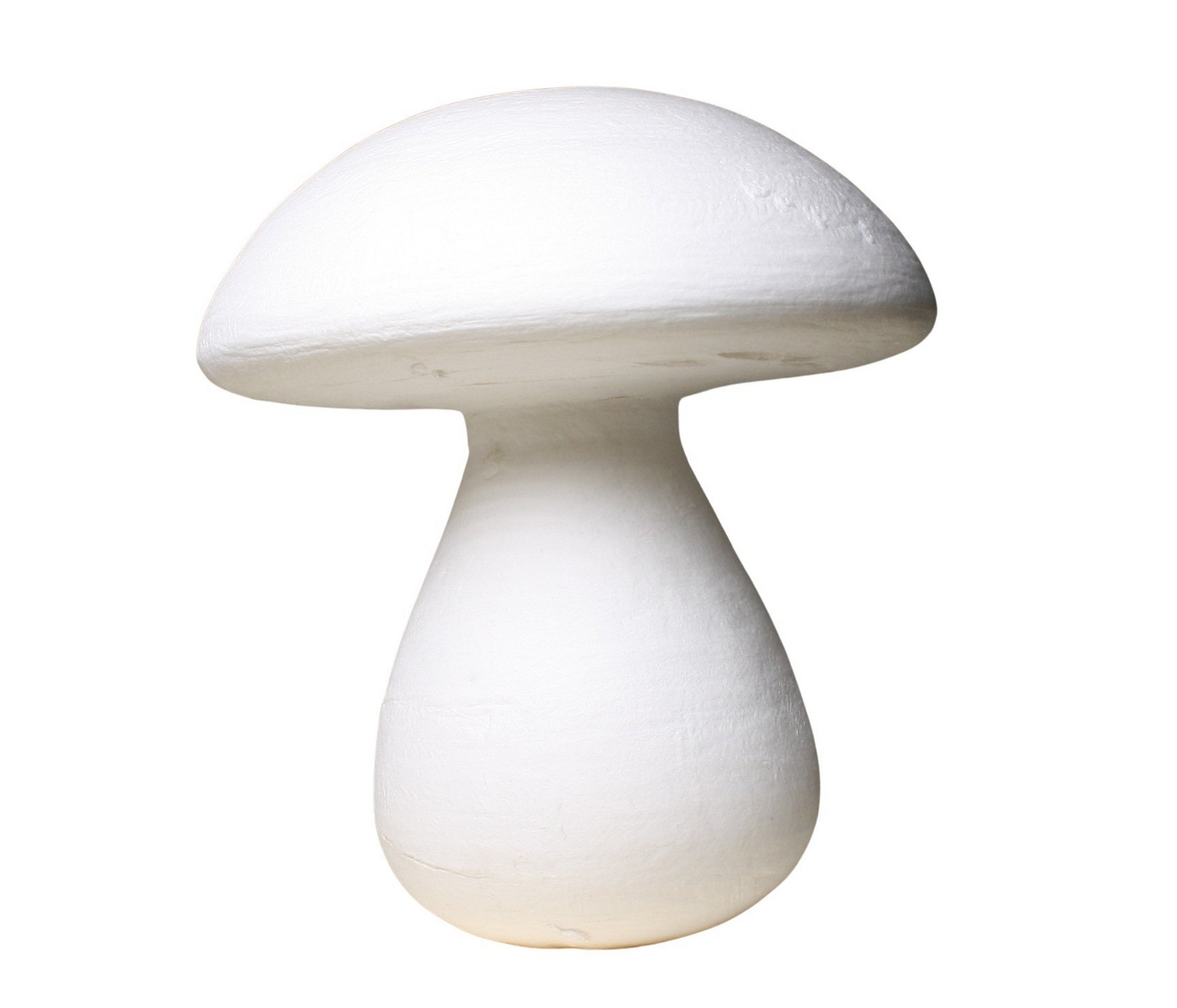 Mushrooms - HUGE - 3" White Spun Cotton - Set of 2 - 218-0163