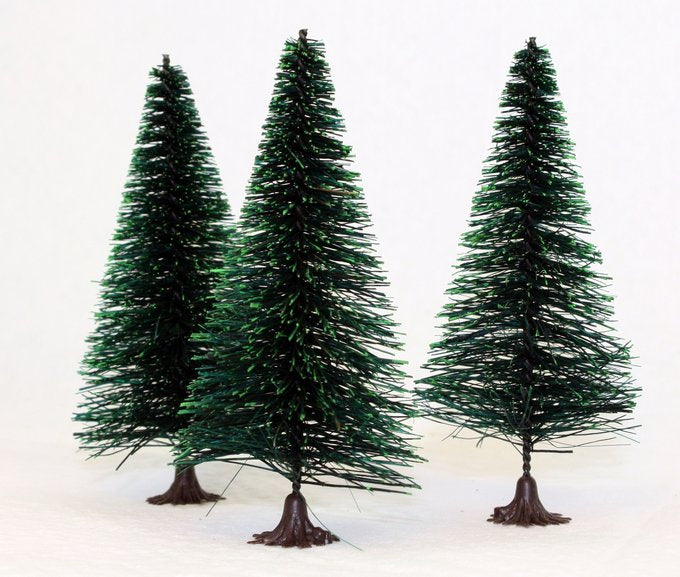 Bottle Brush Trees - 4" - 2 Pcs Set - (218-0254)